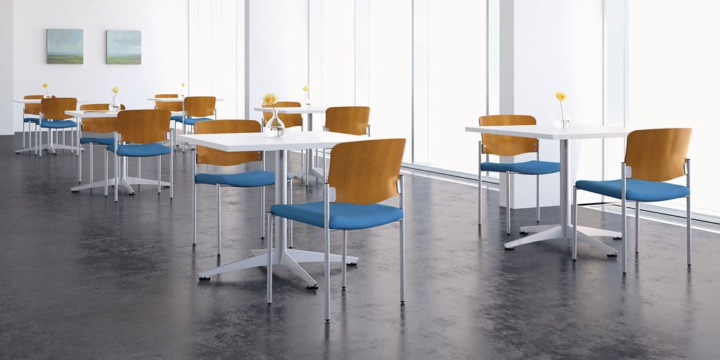 Houston office cafe tables